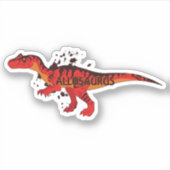 Sticker Allosaurus (Devant)