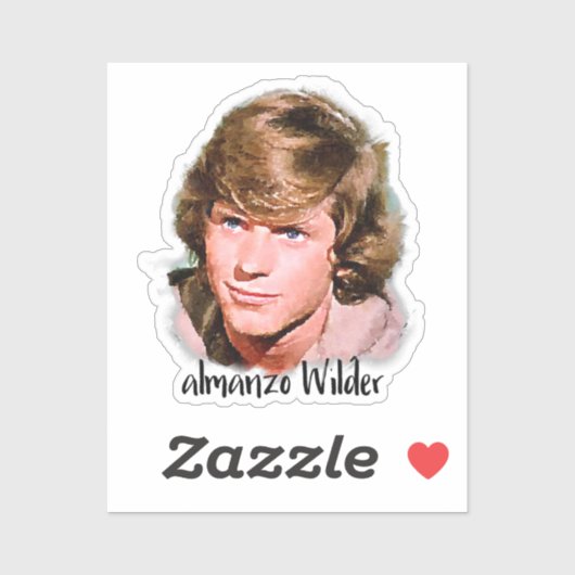 Sticker Almanzo Wilder Little House on the Prairie (Feuille)