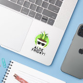 Sticker Aloe Friday Funny Aloe Vera Plante Pun (Ordinateur portable avec iPhone)