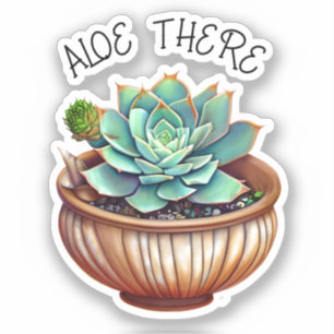 Sticker Aloe Là ! Cute Aloe Vera Pun