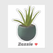 Sticker Aloe Plante (Feuille)