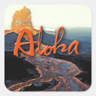 Sticker Aloha Lava