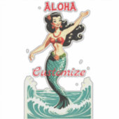 Sticker Aloha Mermaid Thunder_Thunder_Cove (Devant)