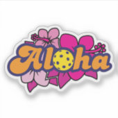 Sticker Aloha Pickleball (Devant)