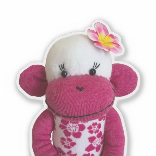 Sticker Aloha Sock Singe (Devant)