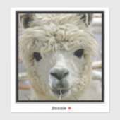 Sticker Alpaca (Feuille)