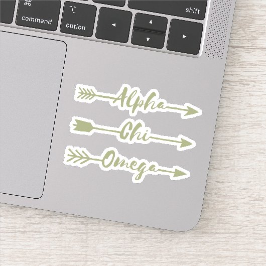 Sticker Alpha Chi Omega | Flèches (Détail)