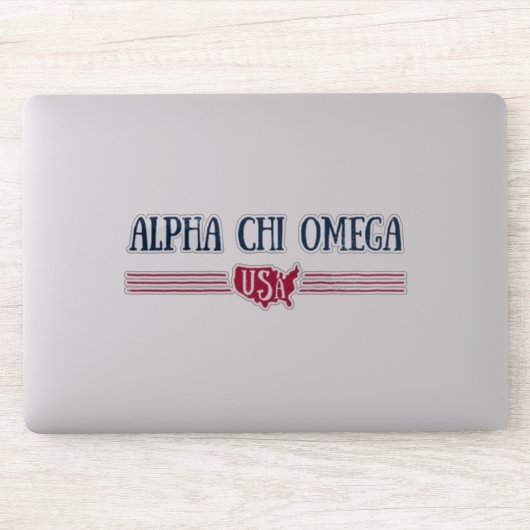 Sticker Alpha Chi Omega - USA (Ordinateur)