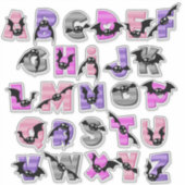 STICKER ALPHABET FOU (Devant)