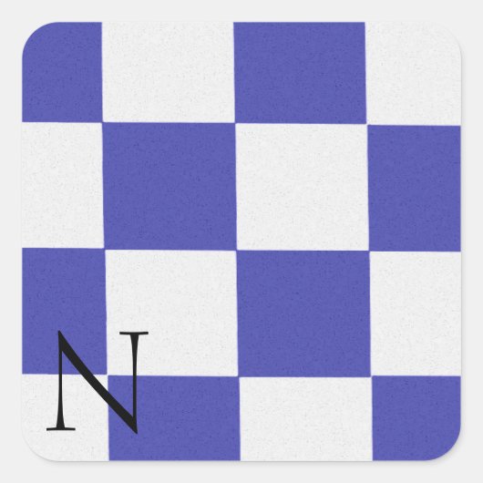 Sticker Alphabet Signal Nautique N (Devant)