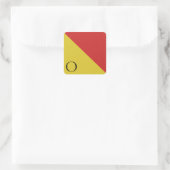 Sticker Alphabet Signal Nautique O (Sac)
