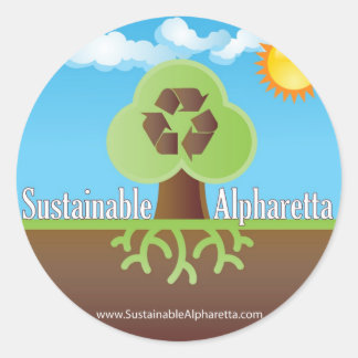 Sticker Alpharetta Durable