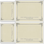 Sticker Alphonse Allais, April Fools, Blanc, Art Abstrait (Devant)