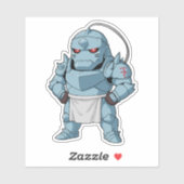 Sticker Alphonse Elric Chibi Art (Feuille)