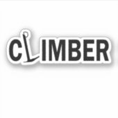 Sticker Alpiniste d'Escalades (Devant)