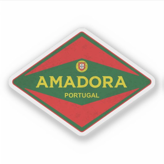 Sticker Amadora Portugal Vintage (Devant)