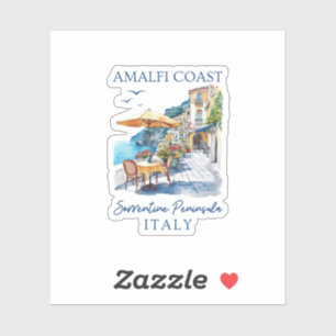 Sticker Amalfi Coast Italie Voyage