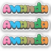 Sticker Amanda (Recto)