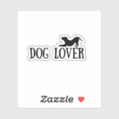 Sticker Amateur de chiens (Feuille)
