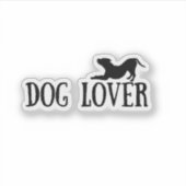 Sticker Amateur de chiens (Devant)
