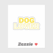 Sticker Amateur de chiens (Feuille)