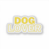 Sticker Amateur de chiens (Devant)