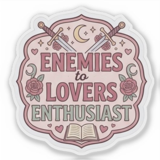Sticker Amateur de Ennemis à Amants - Fantasy Romance (Devant)