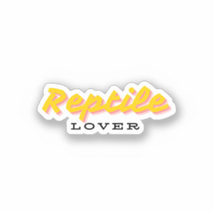 Sticker Amateur de reptiles