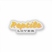 Sticker Amateur de reptiles (Devant)