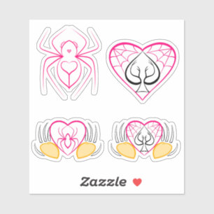Sticker Amateurs d'araignée Rose Twink