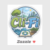 Sticker Amateurs de fiction climatique (Feuille)