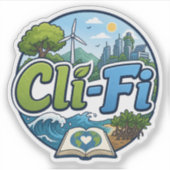 Sticker Amateurs de fiction climatique (Devant)