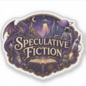 Sticker Amateurs de fiction spéculative (Devant)