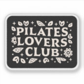 Sticker Amateurs de Pilates (Devant)