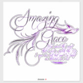 Sticker Amazing Grace (Feuille)