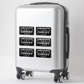 Sticker Ambassadeur pour la Slogan des Ecritures du Christ (Sur valise)