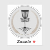 Sticker Ambiguë Disk Golf (Feuille)