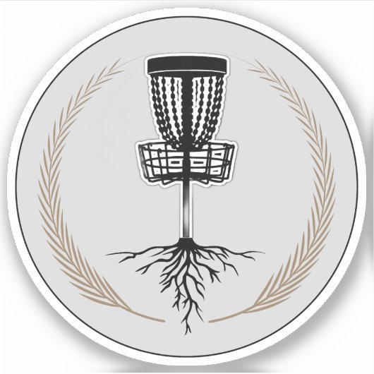 Sticker Ambiguë Disk Golf (Devant)