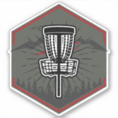 Sticker Ambiguë Disk Golf (Devant)