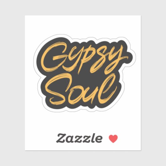 Sticker Âme tzigane (Feuille)