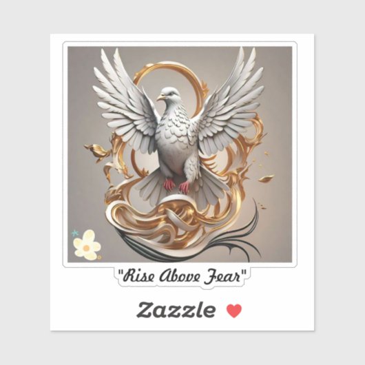 Sticker "Âme victorieuse" (Feuille)