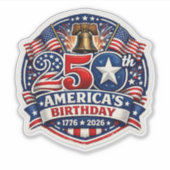 Sticker America 250 (Devant)