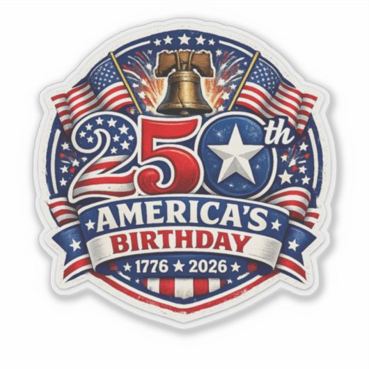 Sticker America 250 (Devant)