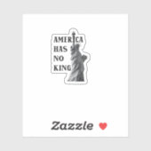 Sticker America Has No King Classic (Feuille)