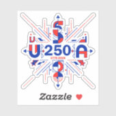 Sticker America’s 250th anniversary (Feuille)
