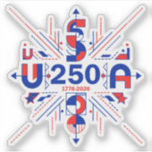Sticker America’s 250th anniversary (Devant)