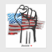 STICKER AMÉRICAIN FIER (Feuille)