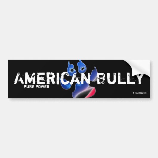 Sticker American Bully (Voorkant)