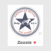Sticker American Bully All Stars Bully U.S.A. 23 (Feuille)
