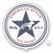 Sticker American Bully All Stars Bully U.S.A. 23 (Devant)